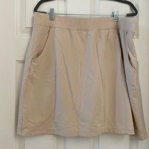 Denim&Co khaki skort.